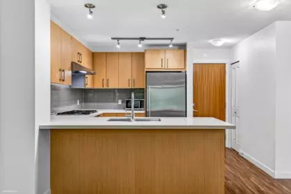 Powder Room Photo of 220 3163 Riverwalk Avenue, Vancouver, BC