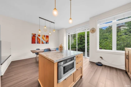 Kitchen Island Photo of 3 5879 Gray Avenue, Vancouver, BC