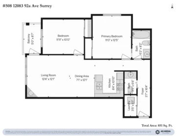 Staircase Photo of 508 12083 92a Avenue, Surrey, BC