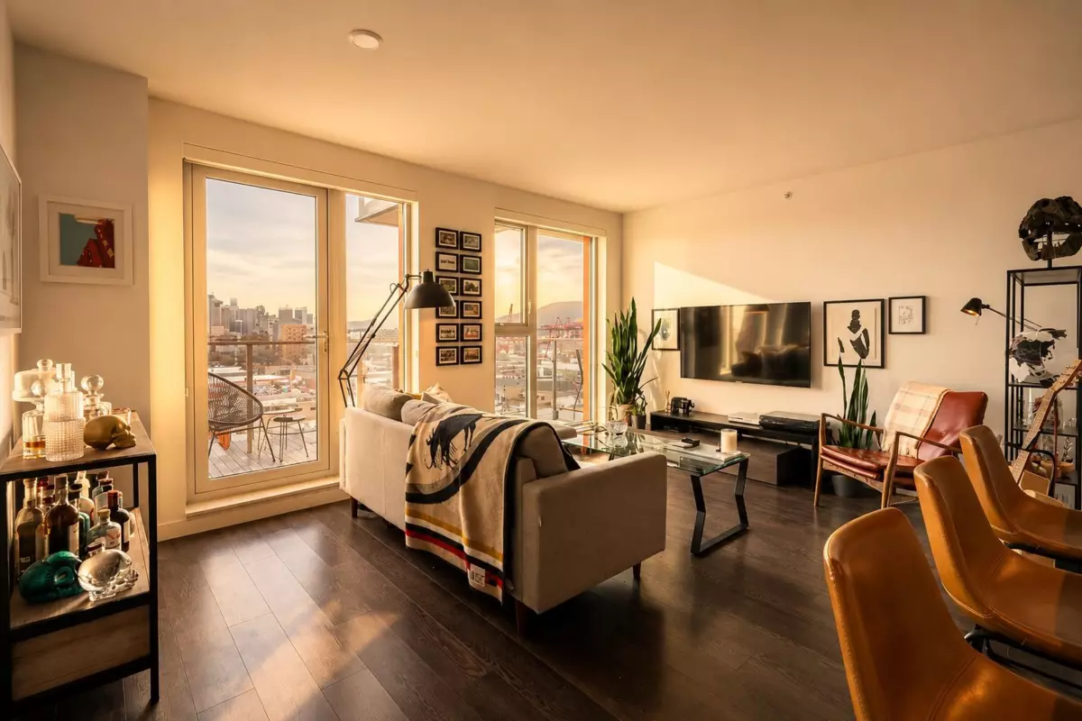 Living Room Photo of 1110 933 E Hastings Street, Vancouver, BC
