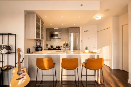 Kitchen Island Photo of 1110 933 E Hastings Street, Vancouver, BC