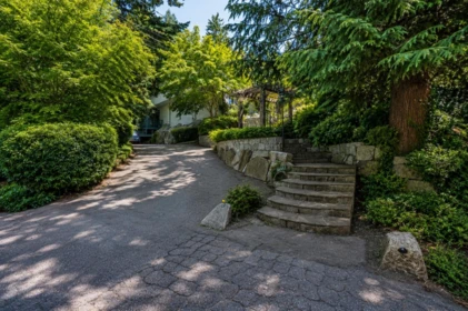 Aerial View of 3841 Bayridge Avenue, West Vancouver, BC