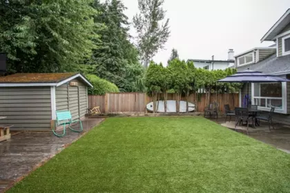 Aerial View of 380 55a Street, Delta, BC
