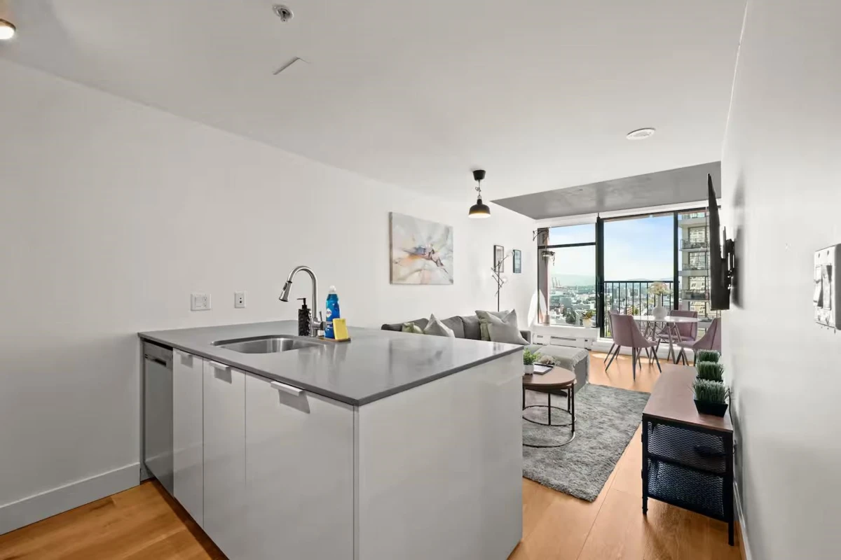 Living Room Photo of 1904 128 W Cordova Street, Vancouver, BC