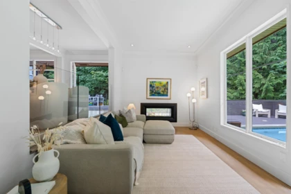 Basement Recreation Room Photo of 4411 Stone Crescent, West Vancouver, BC