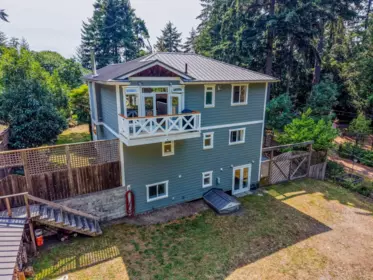 Aerial View of 3604 Foc'sle Road, Pender Island, BC