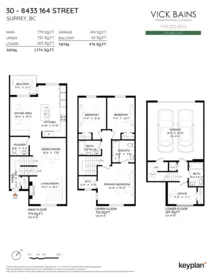 30 8433 164 Street, Surrey, BC, Surrey — Townhouse for sale
