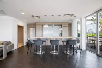 Outdoor Patio Photo of 610 988 Quayside Drive, New Westminster, BC