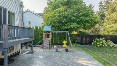 Aerial View of 6096 Killarney Drive, Surrey, BC