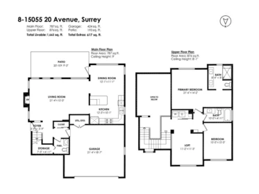 8 15055 20 Avenue, Surrey, BC, Surrey — Townhouse for sale