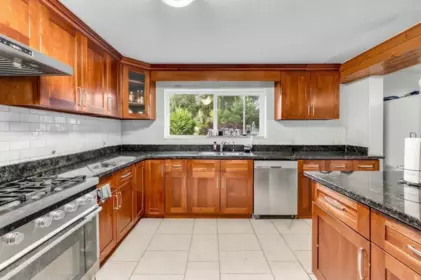 Kitchen Island Photo of 7674 Burris Street, Burnaby, BC