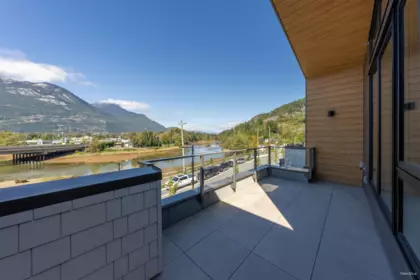 Aerial View of 208 1500 Scott Crescent, Squamish, BC