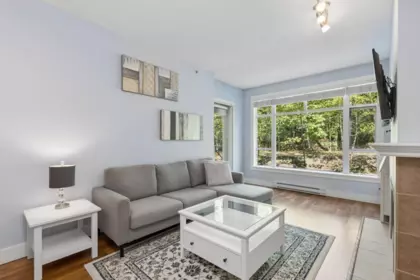 Living Room Photo of 321 3600 Windcrest Drive, North Vancouver, BC