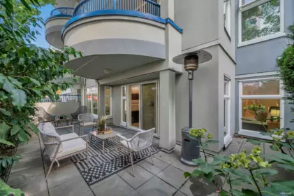 Backyard Photo of 101 1924 Comox Street, Vancouver, BC