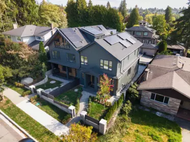 Aerial View of 2022 Nanton Avenue, Vancouver, BC