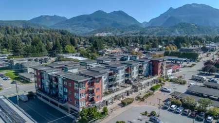 Exterior Rear Photo of 419 40437 Tantalus Road, Squamish, BC