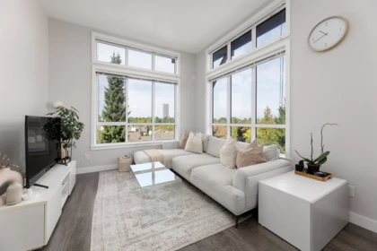 Living Room Photo of 407 10477 154 Street, Surrey, BC
