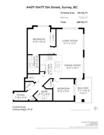 Outdoor Patio Photo of 407 10477 154 Street, Surrey, BC
