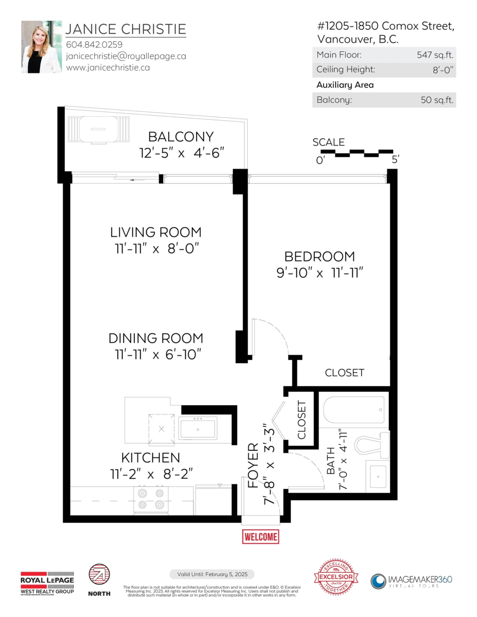 Kitchen Island Photo of 1850 Comox Street, Vancouver, BC