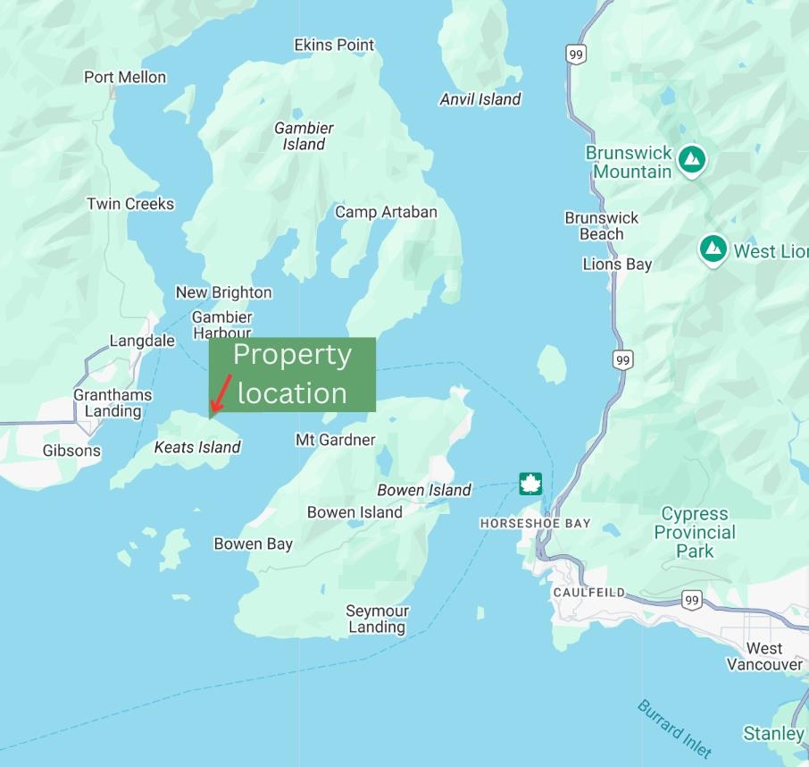 Playground / Recreational Area Near Lot 7 Cotton Point, Keats Island, BC