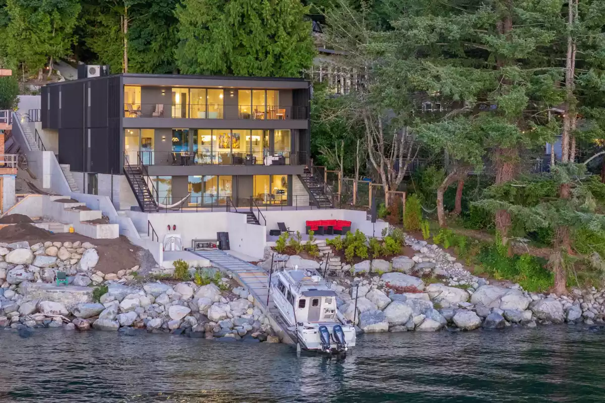 Exterior Rear Photo of 8885 Lawrence Way, West Vancouver, BC