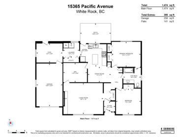 15365 Pacific Avenue, White Rock, BC, White Rock — Single Family Residence for sale