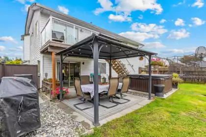 Aerial View of 12276 Aurora Street, Maple Ridge, BC
