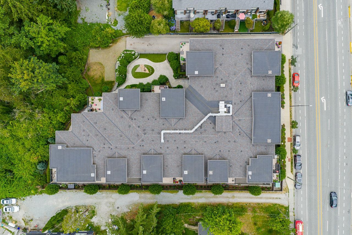 Aerial View of 204 12367 224 Street, Maple Ridge, BC