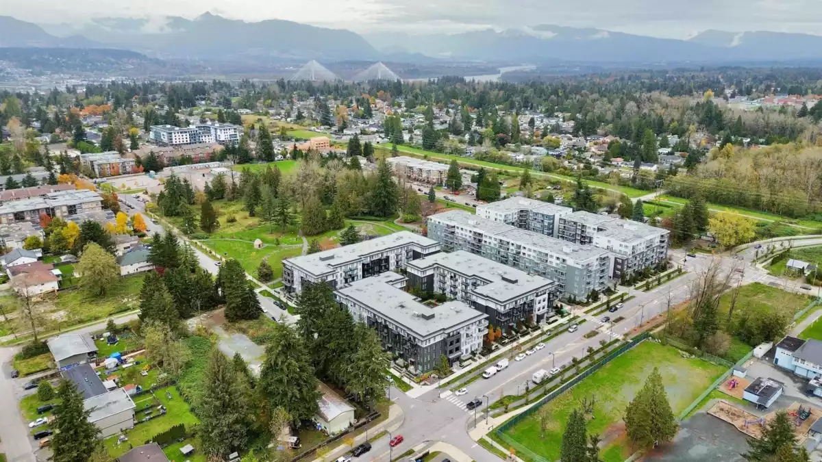 Aerial View of 202 13929 105 Boulevard, Surrey, BC