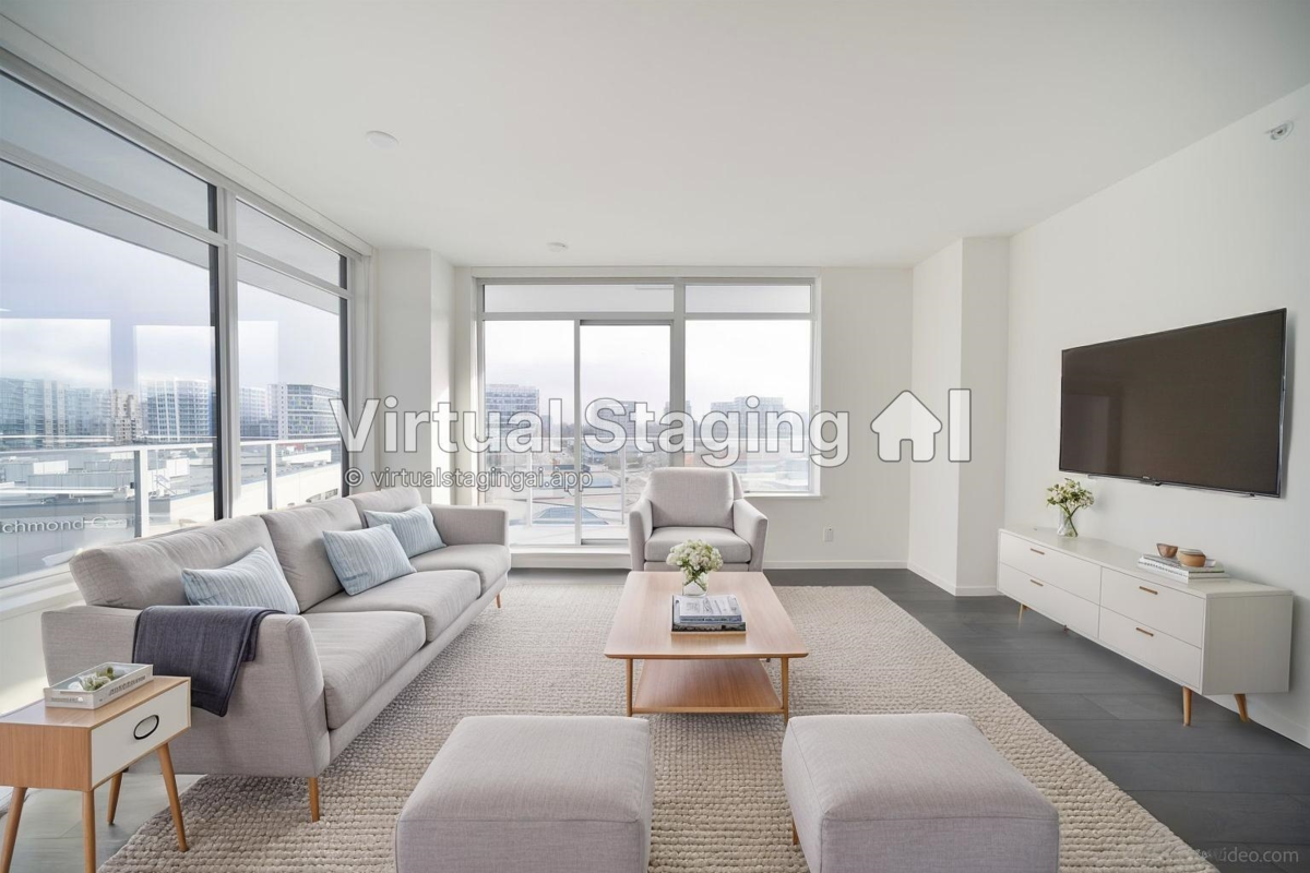 Living Room Photo of 705 6200 Minoru Boulevard, Richmond, BC