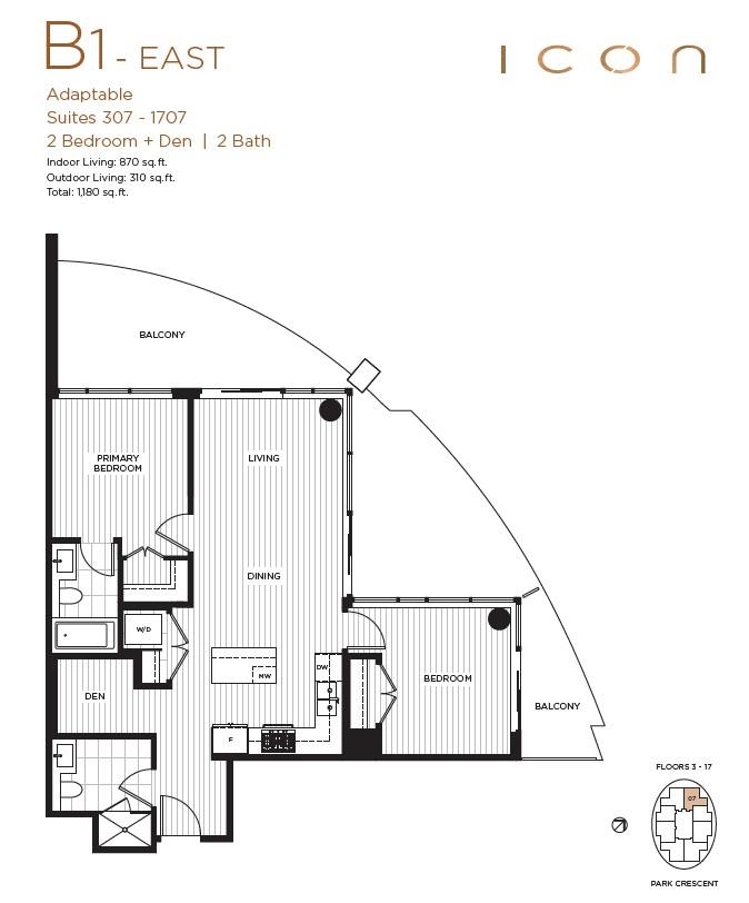 Exterior Rear Photo of 1707 7728 Park Crescent, Burnaby, BC