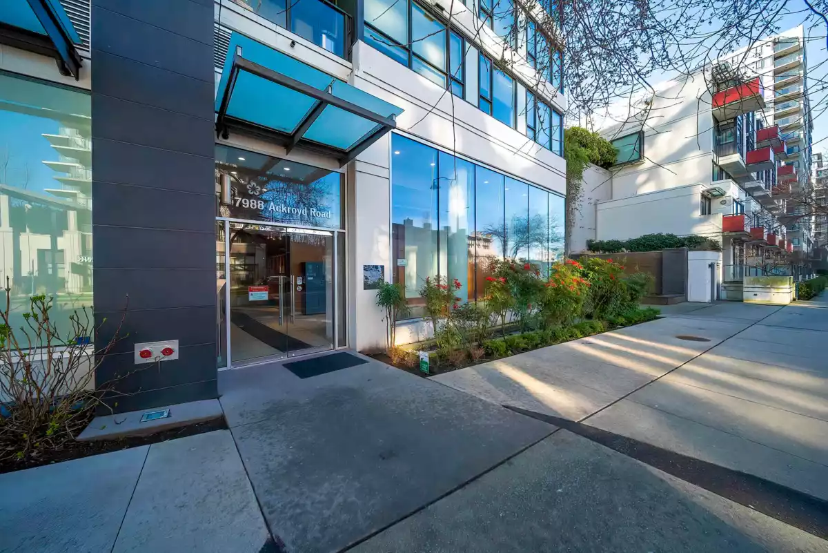 Exterior Rear Photo of PH6 7988 Ackroyd Road, Richmond, BC