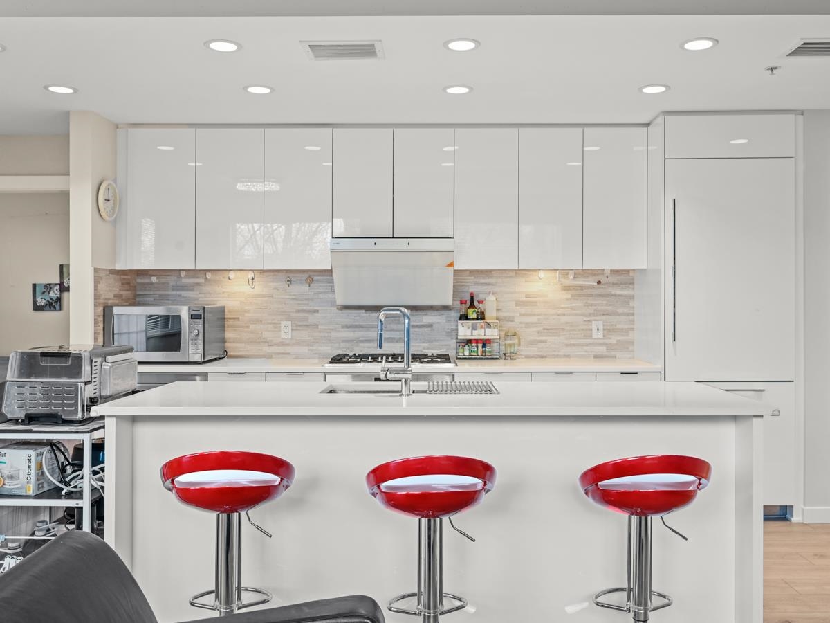 Exterior Rear Photo of 102 9213 Odlin Road, Richmond, BC