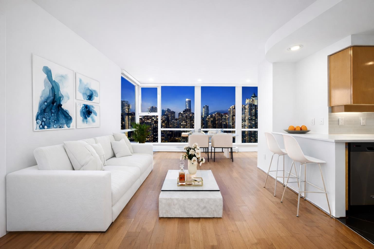 Dining Area Photo of 2809 1008 Cambie Street, Vancouver, BC