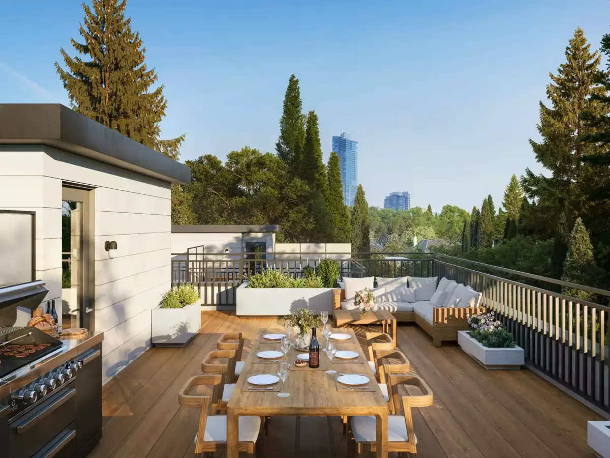 Kitchen Island Photo of 103 586 Thompson Avenue, Coquitlam, BC