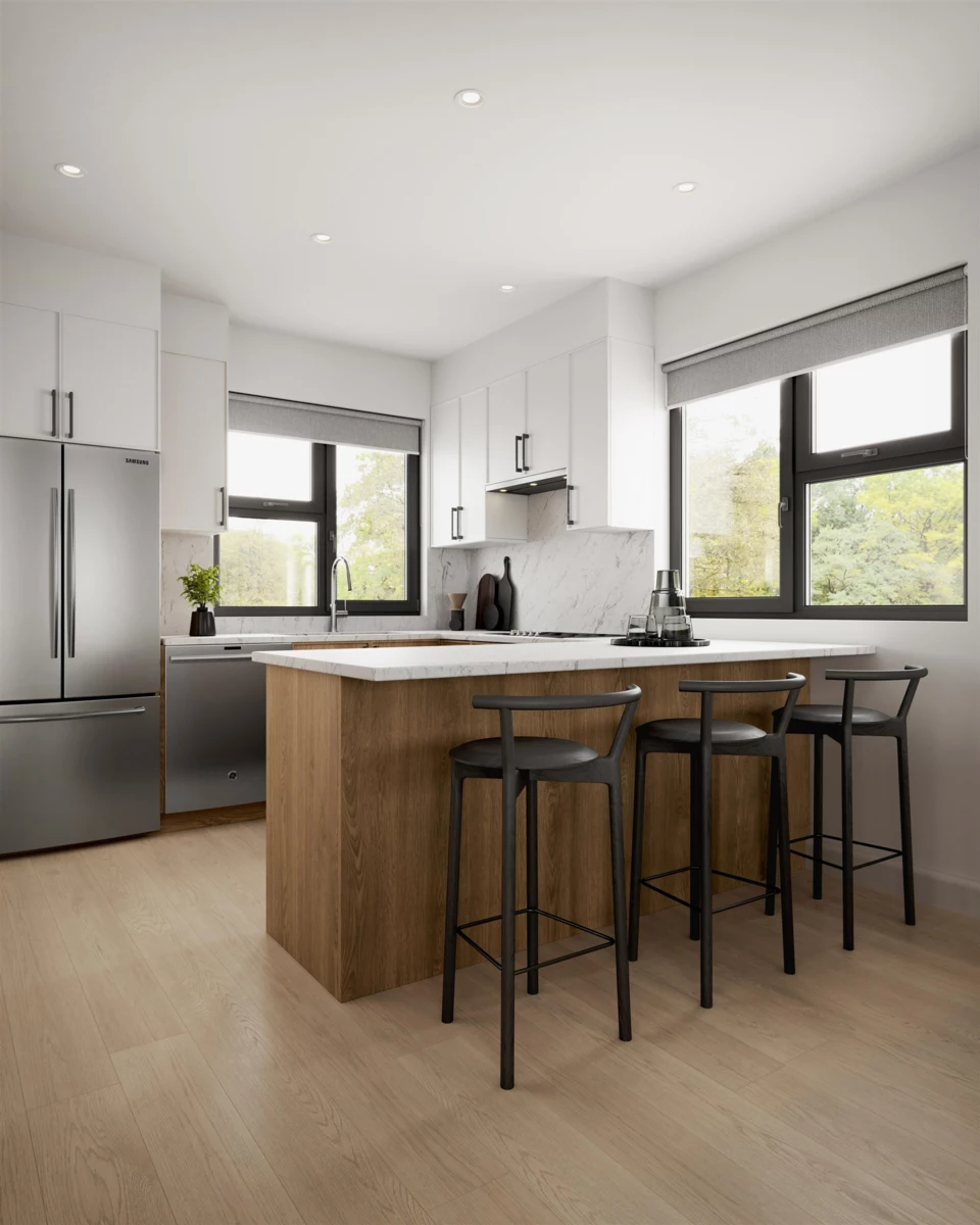 Living Room Photo of 103 586 Thompson Avenue, Coquitlam, BC