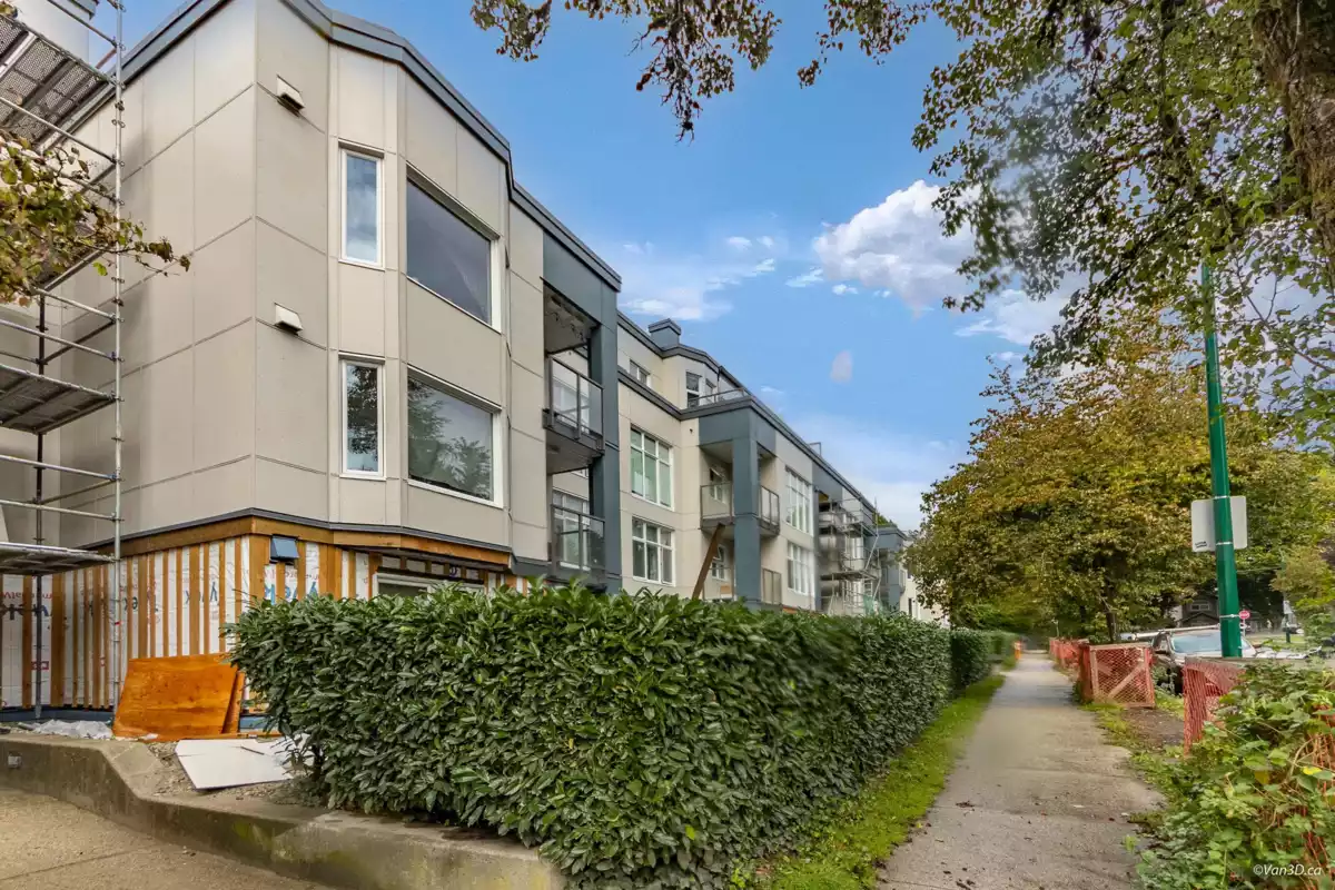 Exterior Rear Photo of 107 2533 Penticton Street, Vancouver, BC