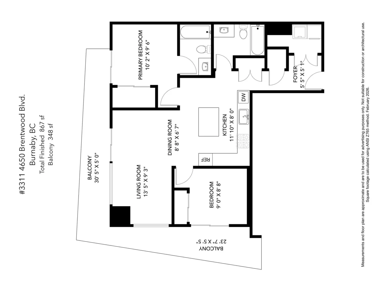 Exterior Rear Photo of 3311 4650 Brentwood Boulevard, Burnaby, BC