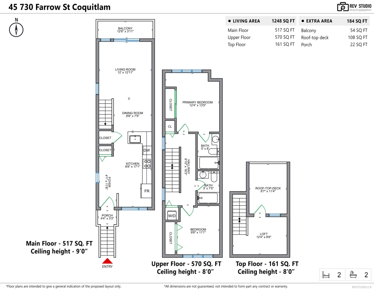 Entry Foyer Photo of 45 730 Farrow Street, Coquitlam, BC