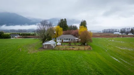Aerial View of 41312 Nicomen Island Trunk Road, Mission, BC