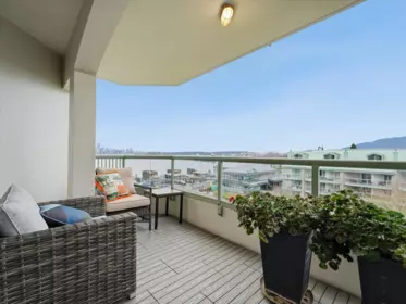 Outdoor Deck Photo of 209 168 Chadwick Court, North Vancouver, BC