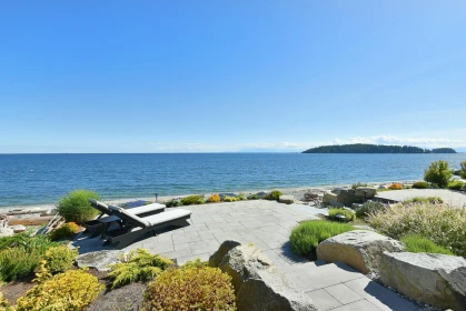 Aerial View of 6021 Silverstone Lane, Sechelt, BC