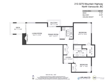 Outdoor Patio Photo of 212 3275 Mountain Highway, North Vancouver, BC