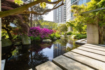 Aerial View of 2602 1200 Alberni Street, Vancouver, BC