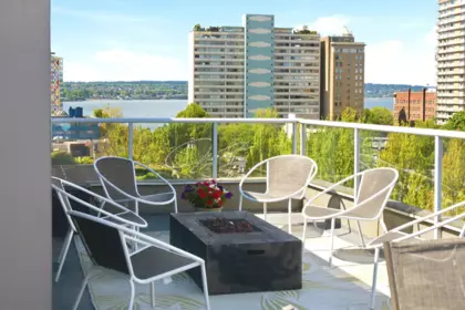 Outdoor Kitchen Photo of 701 1771 Nelson Street, Vancouver, BC