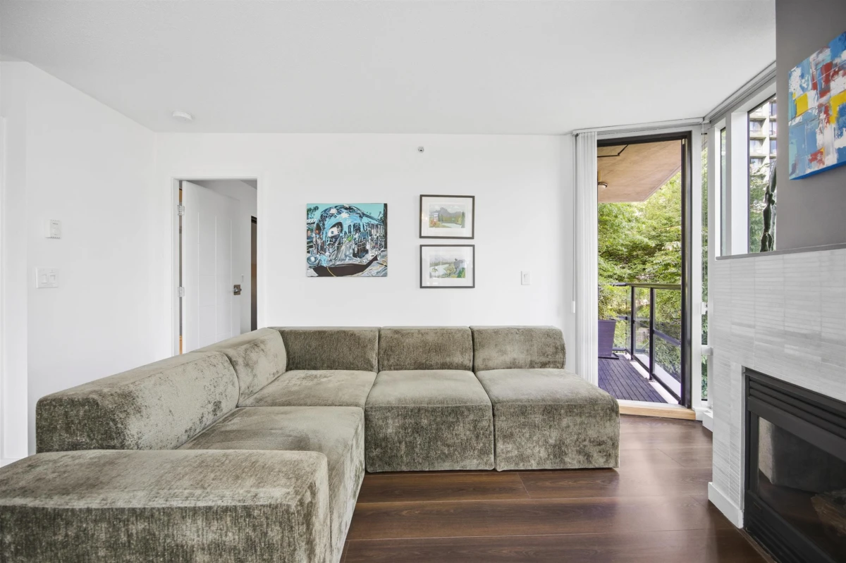 Living Room Photo of 208 1003 Burnaby Street, Vancouver, BC