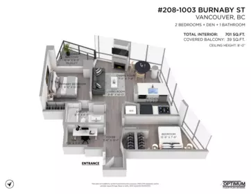 Garage Interior Photo of 208 1003 Burnaby Street, Vancouver, BC