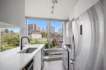 Kitchen Photo of 208 1003 Burnaby Street, Vancouver, BC