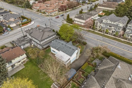Aerial View of 9031 No. 2 Road, Richmond, BC