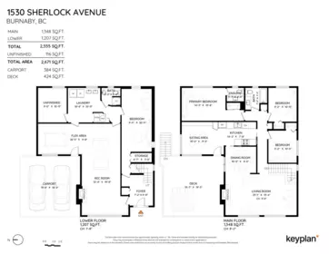 Kitchen Photo of 1530 Sherlock Avenue, Burnaby, BC